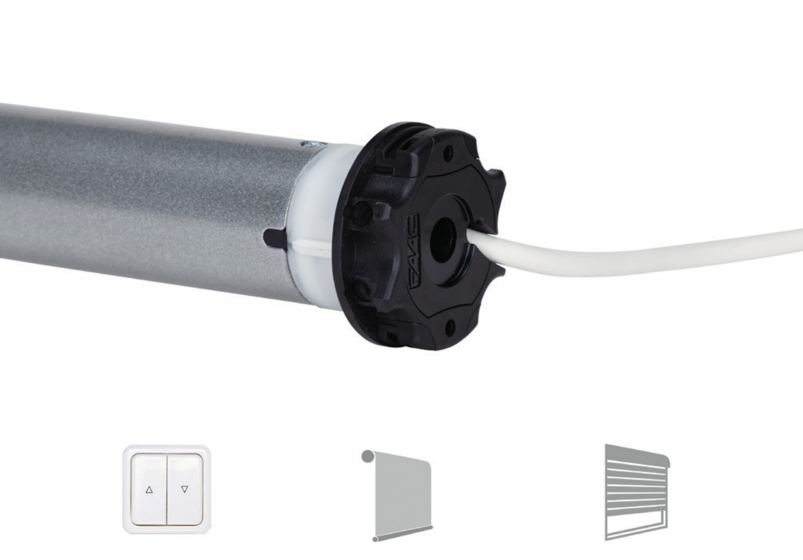 FAAC Elektronischer Motor für Rollläden & Screens Rollladenmotor Markisen Rohrmotor