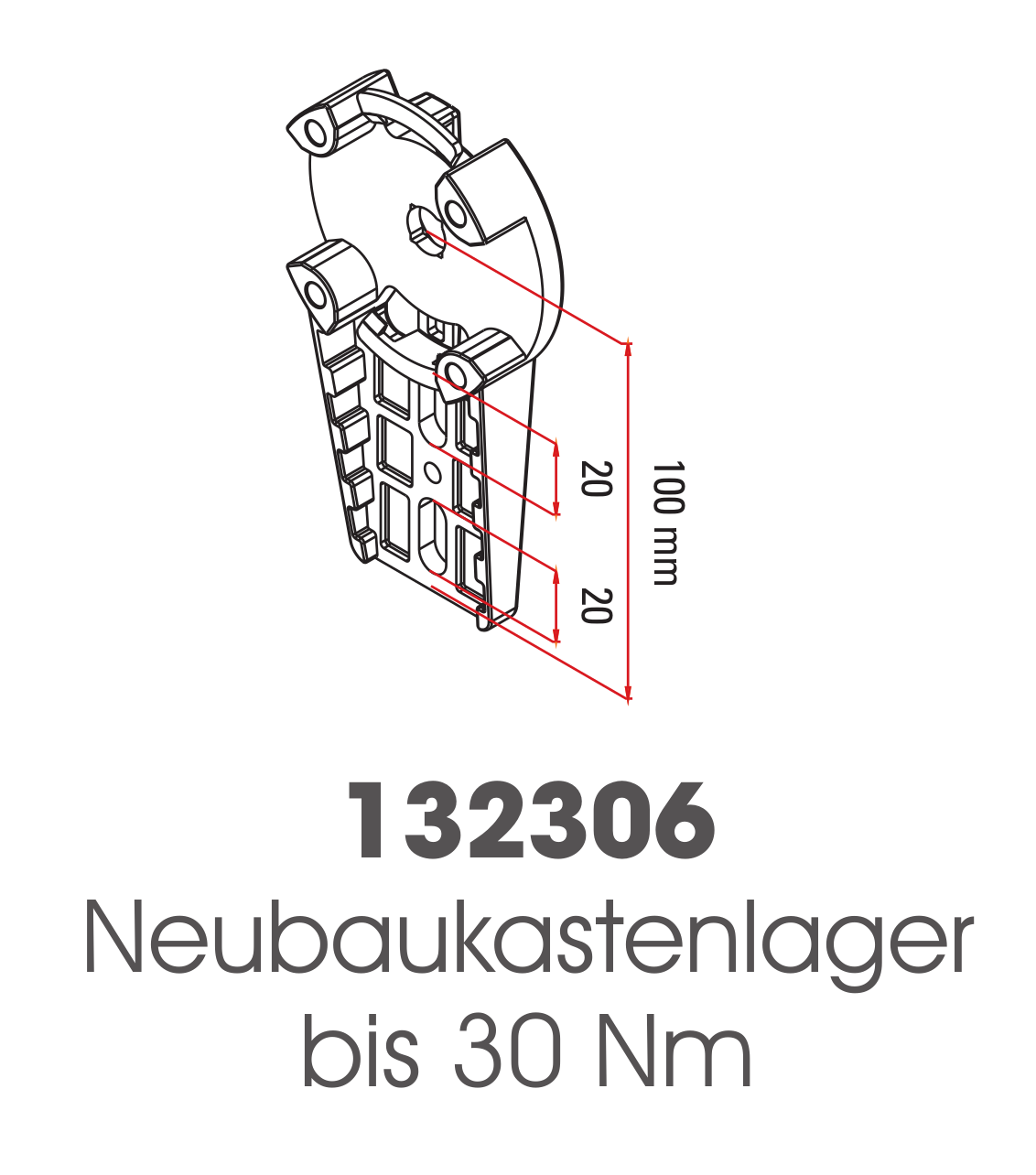 FAAC TM2 45 Neubaukastenlager (bis 30 NM)